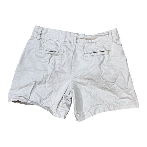 Ann Taylor LOFT Womens Khaki Tan Beige Cotton Blend Shorts Size 2 Summer Beach - Picture 2 of 4